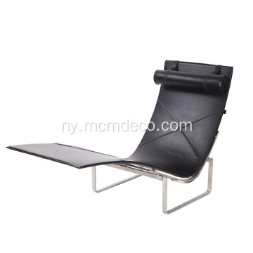 Poul Kjarholm PK24 Leather Chaise Lounge Mpando